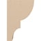 Ekena Millwork 3"W x 6"D x 9"H Classic Ridgewood Rough Cedar Woodgrain TimberThane Corbel, Primed Tan CORUR03X06X09RIDRCPR - alternate 3